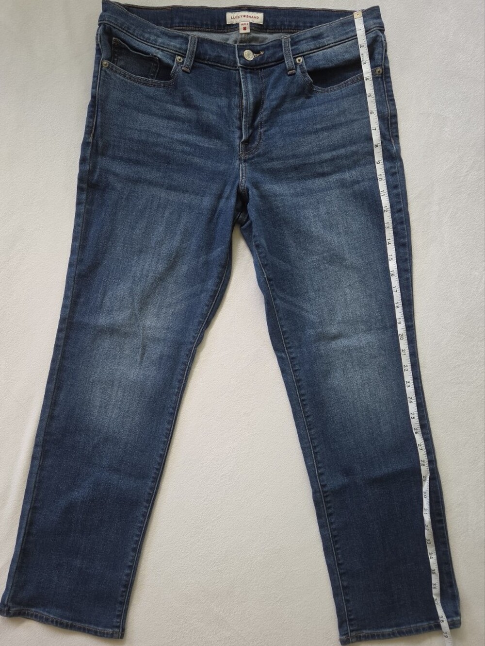 Lucky Brand Women's Blue Straight-Leg Jeans - Picture 3 of 8